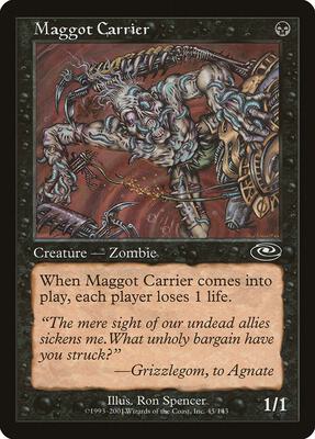 Maggot Carrier card from Planeshift