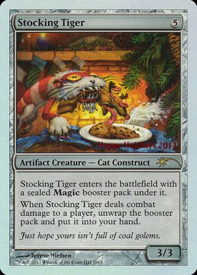 Stocking Tiger card from Special Occasion