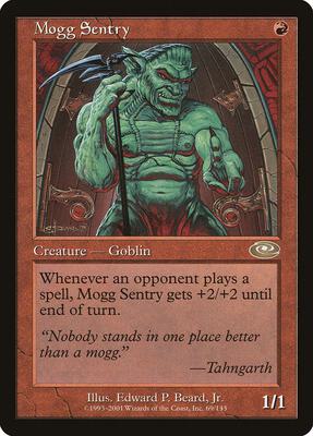 Mogg Sentry card from Planeshift