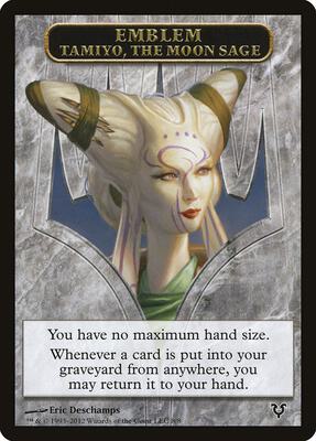 Emblem - Tamiyo, the Moon Sage card from Avacyn Restored