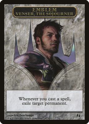 Emblem - Venser, the Sojourner card from Duel Decks: Venser vs. Koth
