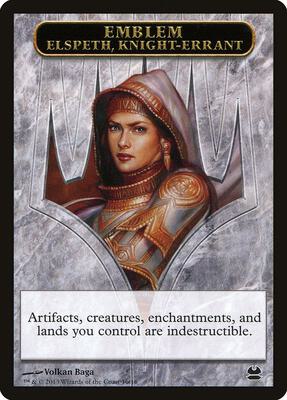 Emblem - Elspeth, Knight-Errant card from Modern Masters