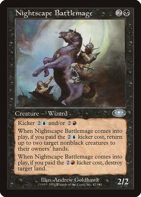 Nightscape Battlemage card from Planeshift