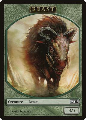Beast Token card from Magic 2011 (M11)