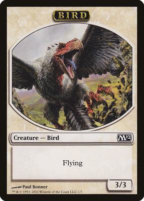 Bird Token card from Magic 2012 (M12)
