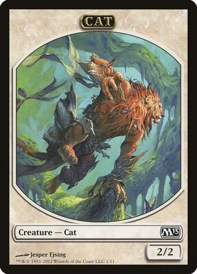 Cat Token card from Magic 2013 (M13)