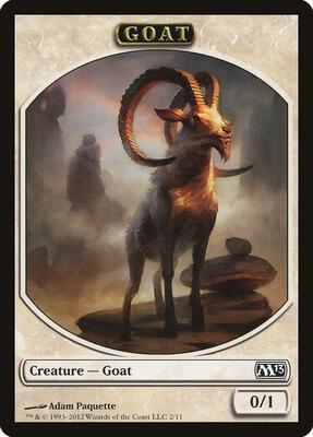 Goat Token card from Magic 2013 (M13)
