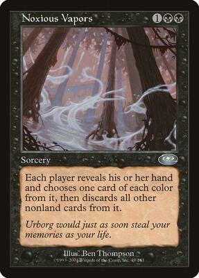 Noxious Vapors card from Planeshift