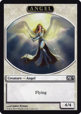 Angel Token card from Magic 2014 (M14)