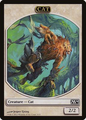 Cat Token card from Magic 2014 (M14)
