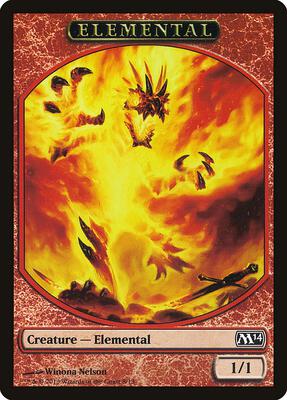 Elemental Token (8) card from Magic 2014 (M14)