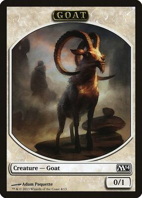 Goat Token card from Magic 2014 (M14)
