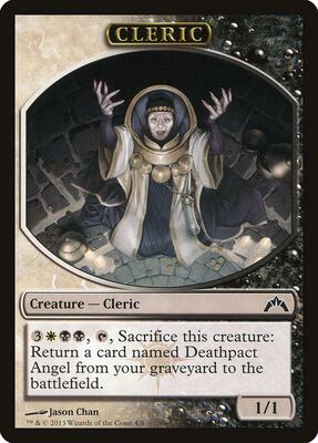 Cleric Token card from Gatecrash