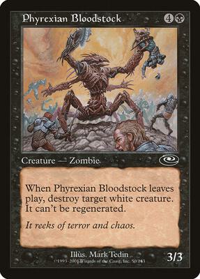 Phyrexian Bloodstock card from Planeshift