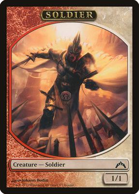 Soldier Token (Gatecrash) card from League Promos