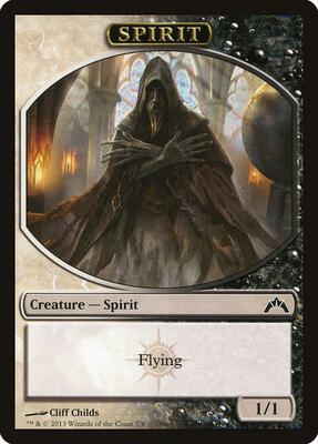 Spirit Token card from Gatecrash