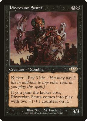 Phyrexian Scuta card from Planeshift