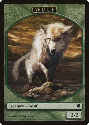 Wolf Token (12) card from Innistrad