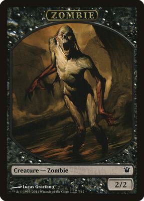 Zombie Token (7) card from Innistrad