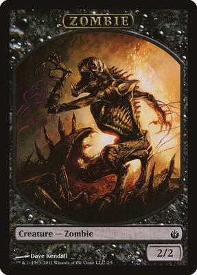 Zombie Token card from Mirrodin Besieged