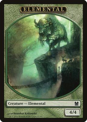 Elemental Token card from Modern Masters