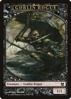 Goblin Rogue Token card from Modern Masters