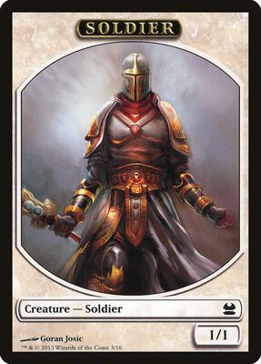 Soldier Token card from Modern Masters