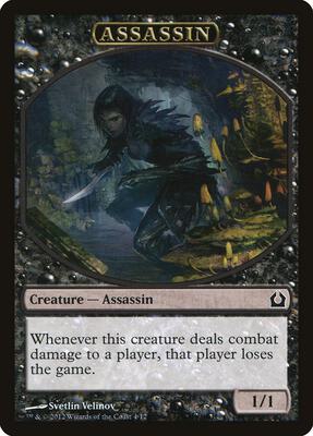 Assassin Token card from Return to Ravnica