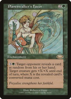 Planeswalker's Favor card from Planeshift