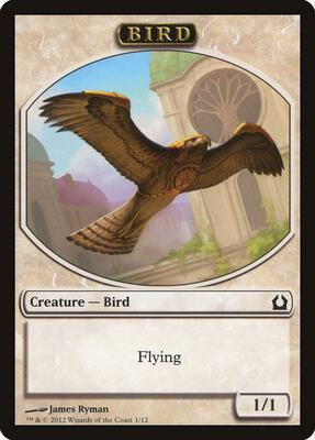 Bird Token card from Return to Ravnica