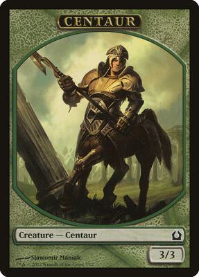 Centaur Token card from Return to Ravnica