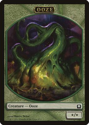 Ooze Token card from Return to Ravnica