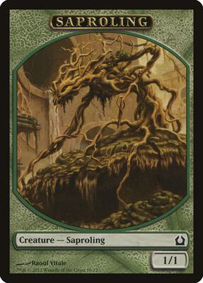 Saproling Token card from Return to Ravnica