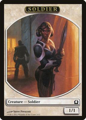 Soldier Token card from Return to Ravnica