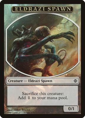 Eldrazi Spawn Token (1a) card from Rise of the Eldrazi
