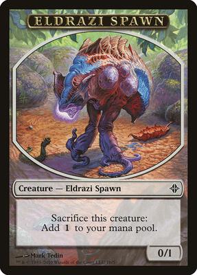 Eldrazi Spawn Token (1b) card from Rise of the Eldrazi