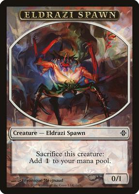 Eldrazi Spawn Token (1c) card from Rise of the Eldrazi