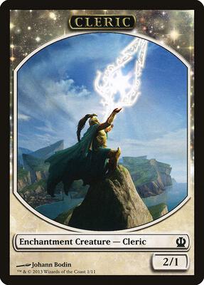 Cleric Token card from Theros