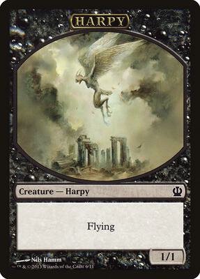 Harpy Token card from Theros
