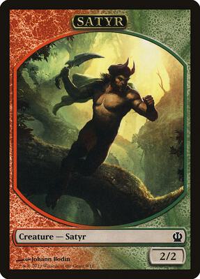 Satyr Token card from Theros
