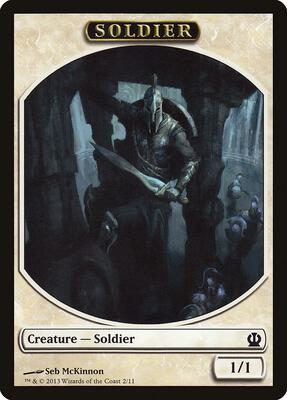 Soldier Token (McKinnon) card from Theros
