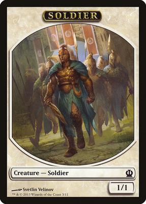 Soldier Token (Velinov) card from Theros