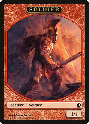 Soldier Token (Red) card from Theros