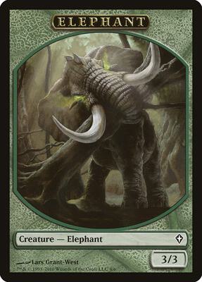 Elephant Token card from Worldwake