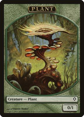 Plant Token card from Worldwake