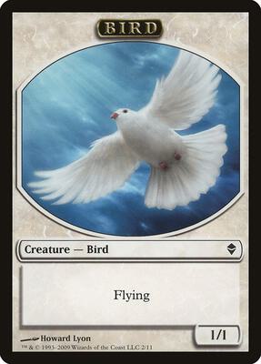 Bird Token card from Zendikar