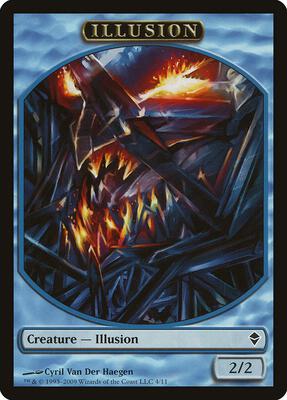 Illusion Token card from Zendikar