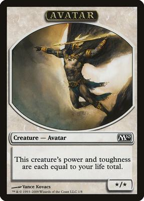 Avatar Token card from Magic 2010 (M10)