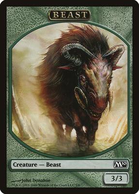 Beast Token card from Magic 2010 (M10)