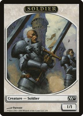 Soldier Token card from Magic 2010 (M10)